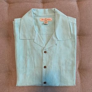 Tommy Bahama Men's XXL short sleeve camp shirt 100% Silk